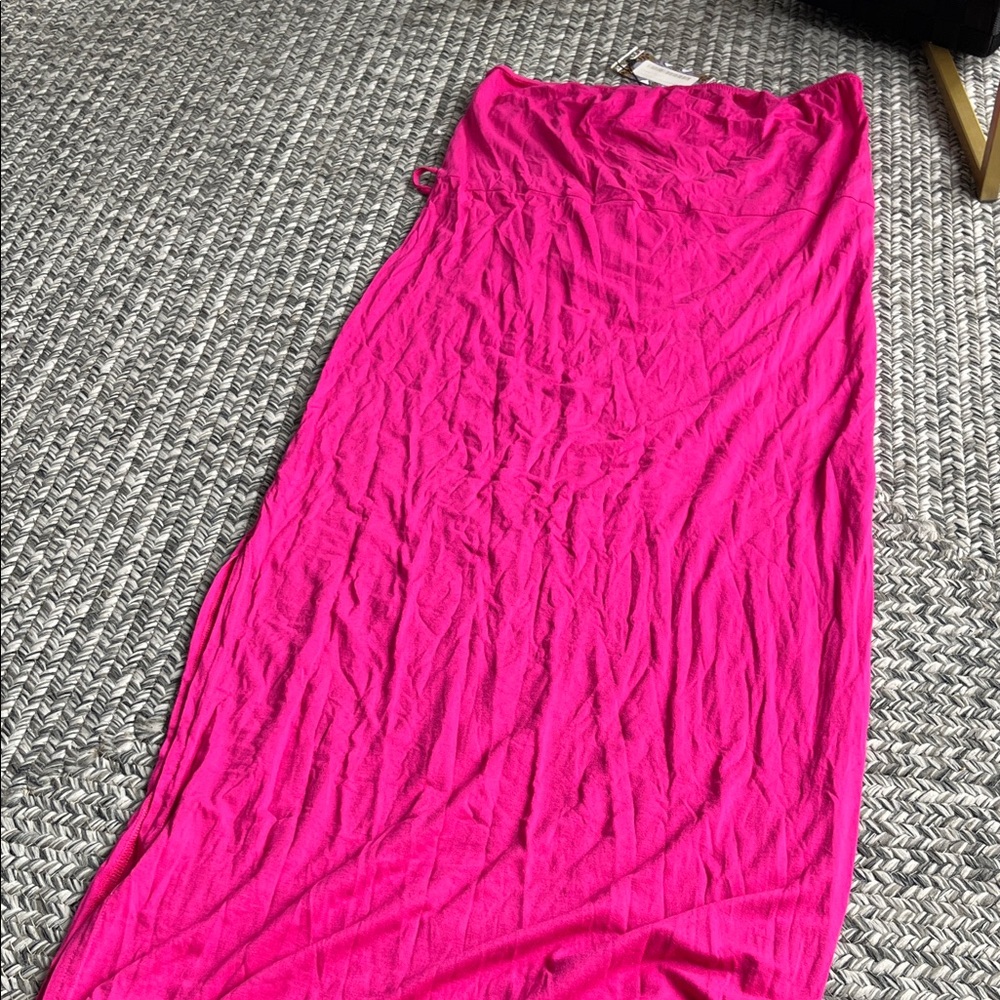 Bright Pink Women’s Maxi Skirt - Unbranded